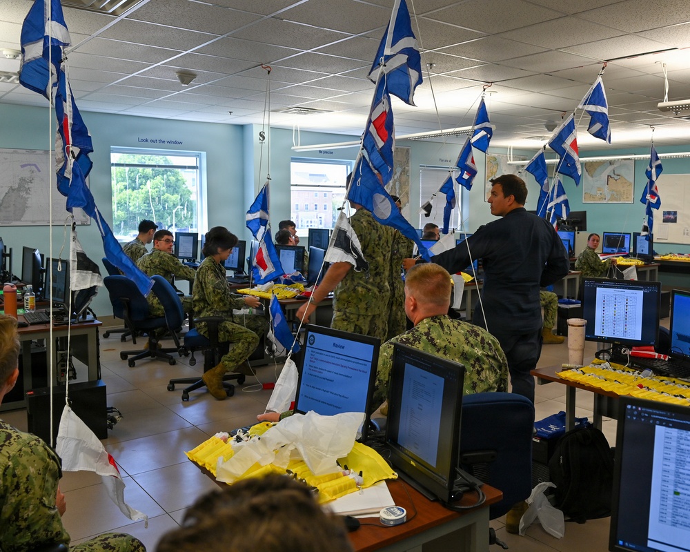 SURFNAV Students Use Signal Flags