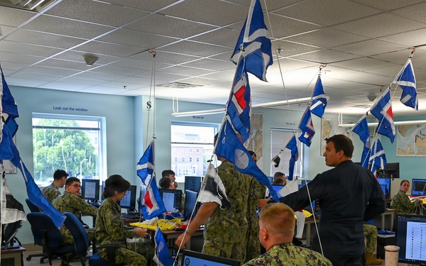 SURFNAV Students Use Signal Flags