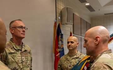 204th Maneuver Enhancement Brigade welcomes Lt. Col. Blake Bingham as incoming commander