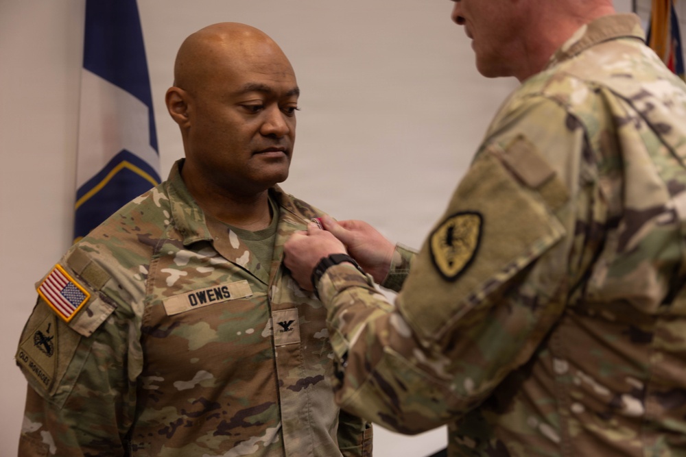 204th Maneuver Enhancement Brigade welcomes Lt. Col. Blake Bingham as incoming commander