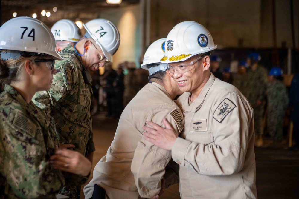 USS John C. Stennis (CVN 74) Rings Off Supply Officer