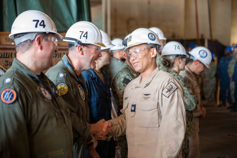 USS John C. Stennis (CVN 74) Rings Off Supply Officer