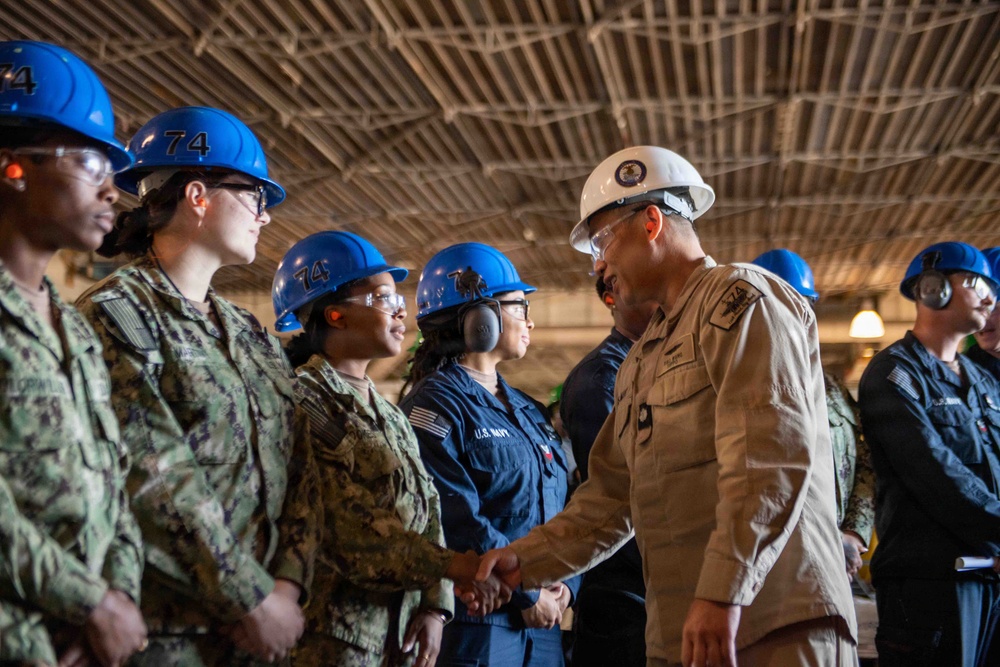 USS John C. Stennis (CVN 74) Rings Off Supply Officer