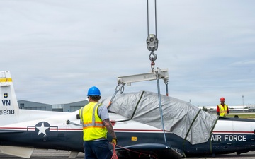 Vance pilot performs successful belly-landing at McConnell