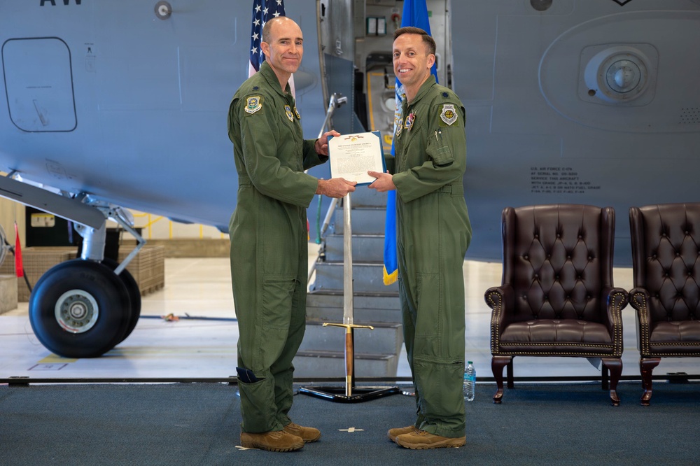 7th Airlift Squadron Change of Command