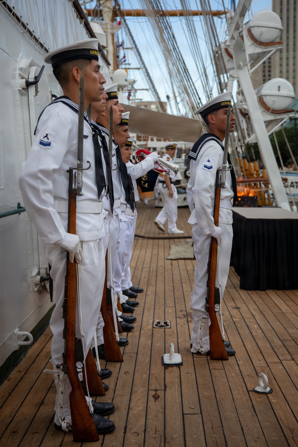 Sail 250 New Orleans Hosts Receptions for The Esmerelda and Libertad