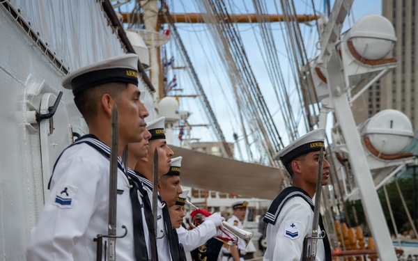Sail 250 New Orleans Hosts Receptions for The Esmerelda and Libertad