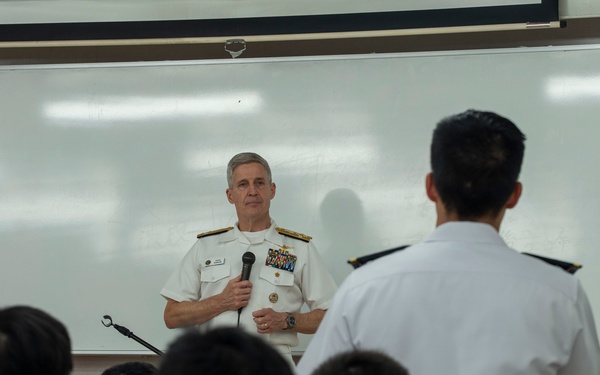 COMPACFLT visits the Japan Training Squadron's flagship JS Kashima