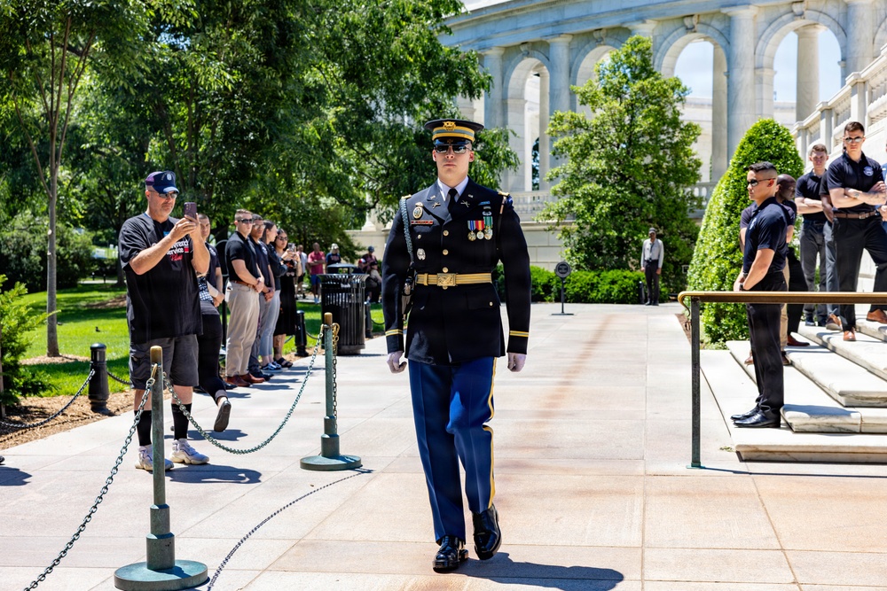 Cpt. Stolarski's Last Sentinel Walk