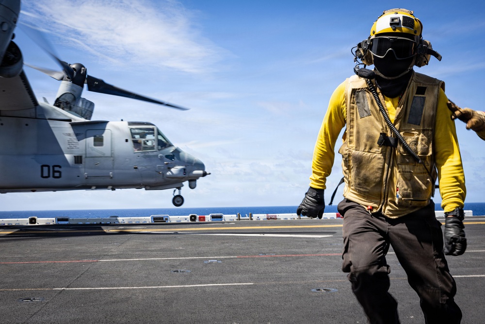 USS Iwo Jima Flight Operations