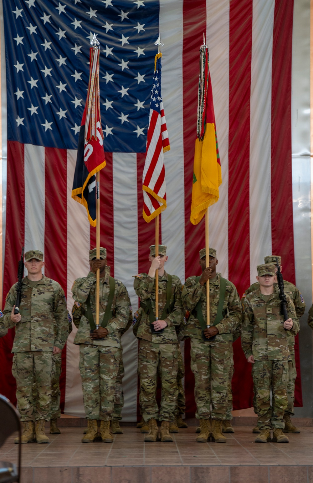 1st Armored Division Sustainment Brigade assumes authority of sustainment operations of JTF-SB