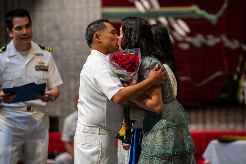 USS Ronald Reagan (CVN 76) Chief Retires