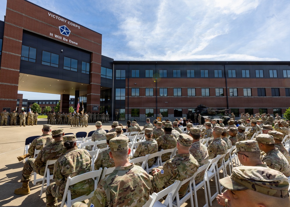 V Corps, HHBN Change of Command ceremony