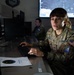 U.S. Space Force Guardian monitors operations at a command and control workstation