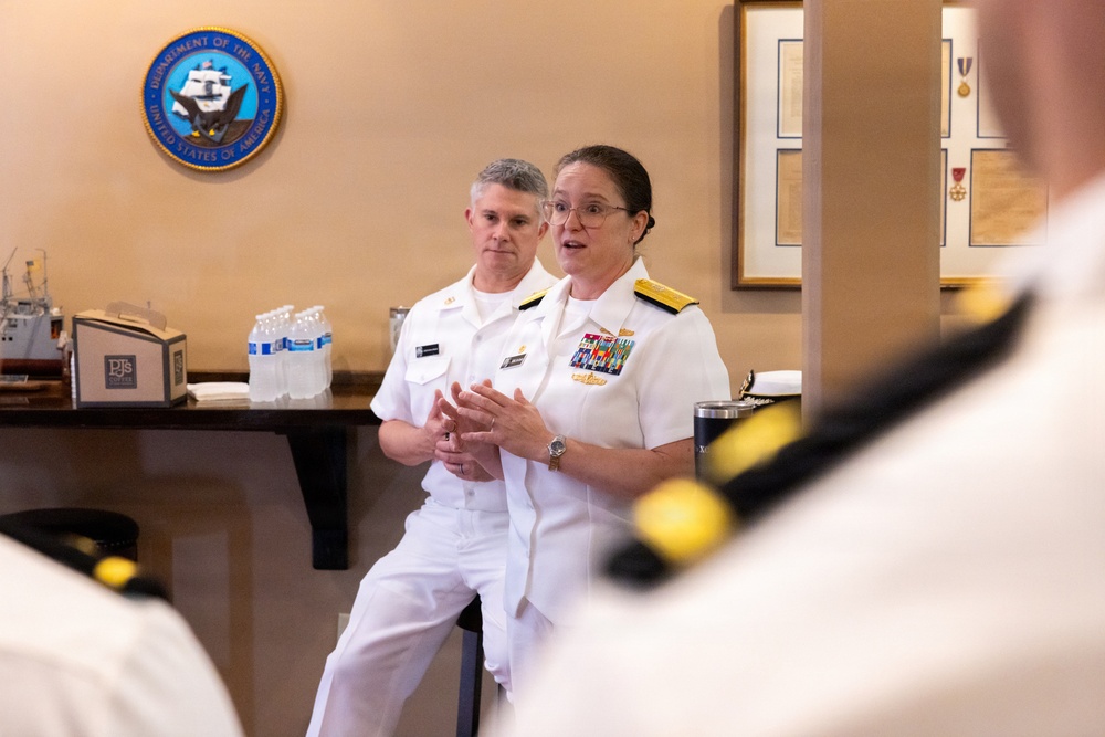 Naval Leadership Visit Tulane NROTC During Sail 250 New Orleans