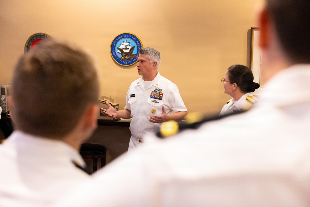 Naval Leadership Visit Tulane NROTC During Sail 250 New Orleans