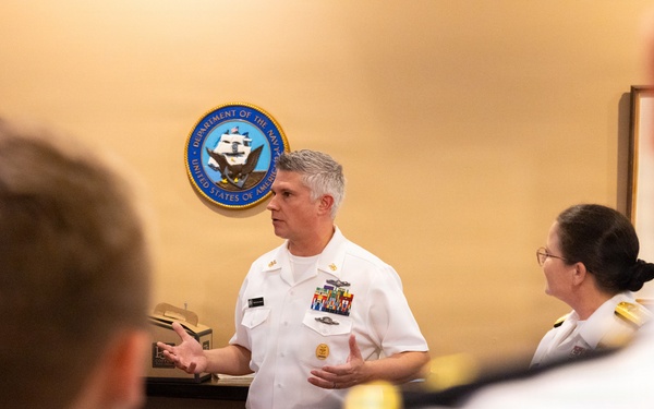 Naval Leadership Visit Tulane NROTC During Sail 250 New Orleans