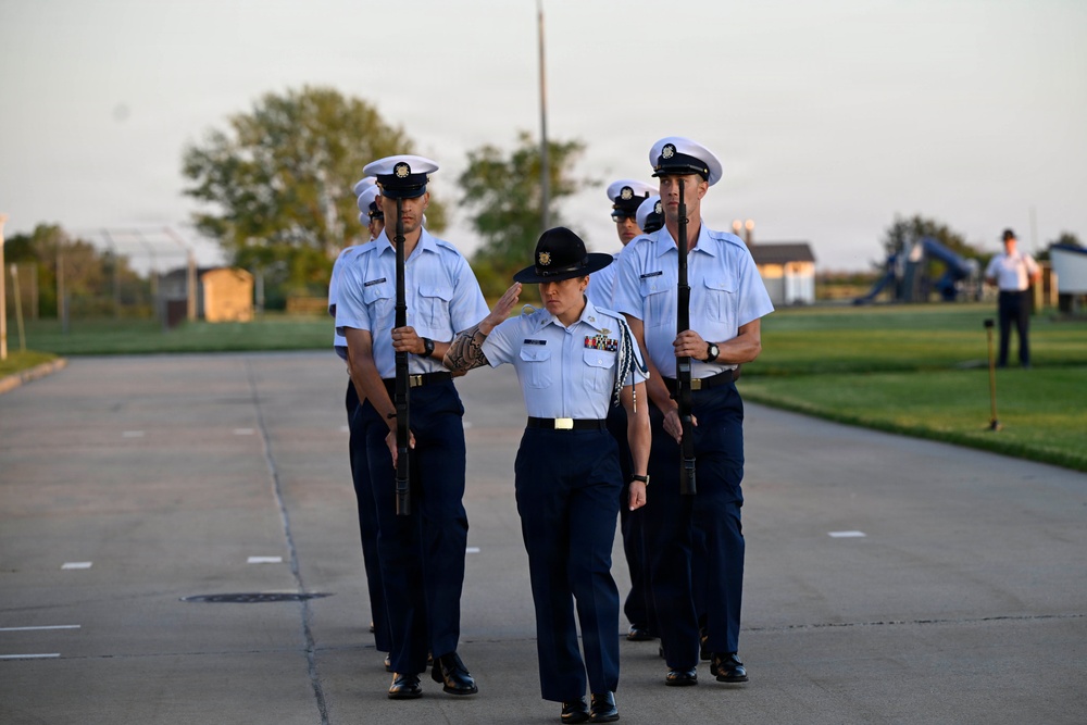 Memorial Day Weekend Sunset Parade at Coast Guard Training Center Cape May