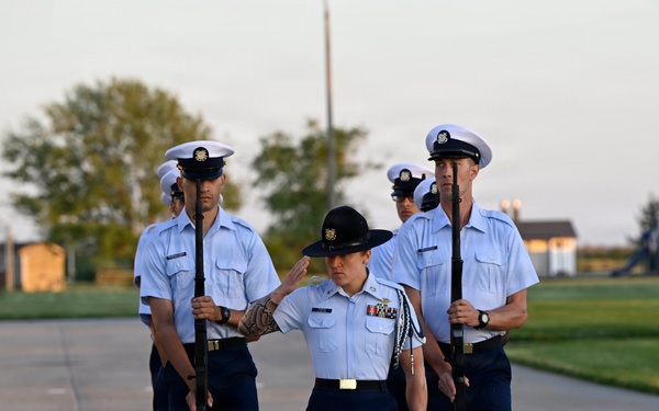 Memorial Day Weekend Sunset Parade at Coast Guard Training Center Cape May