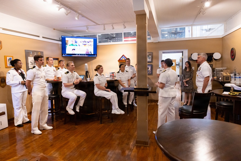Naval Leadership Visit Tulane NROTC During Sail 250 New Orleans