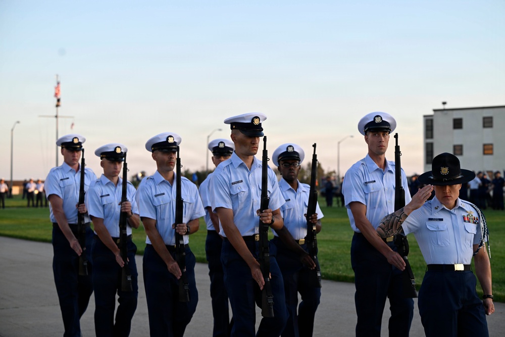 Memorial Day Weekend Sunset Parade at Coast Guard Training Center Cape May