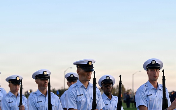 Memorial Day Weekend Sunset Parade at Coast Guard Training Center Cape May