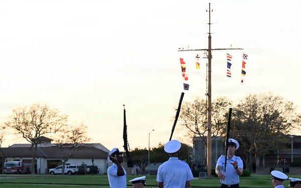 Memorial Day Weekend Sunset Parade at Coast Guard Training Center Cape May