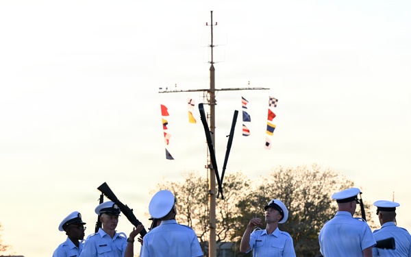 Memorial Day Weekend Sunset Parade at Coast Guard Training Center Cape May