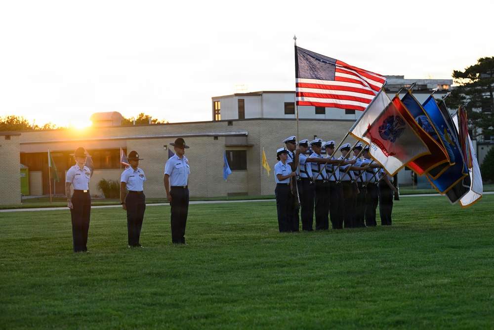Memorial Day Weekend Sunset Parade at Coast Guard Training Center Cape May