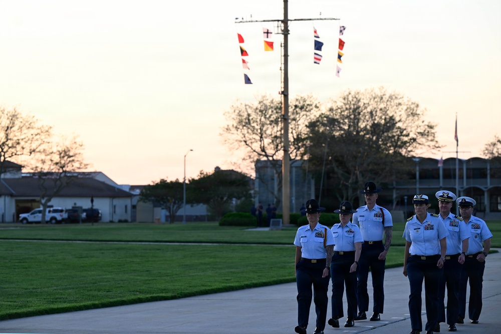 Memorial Day Weekend Sunset Parade at Coast Guard Training Center Cape May