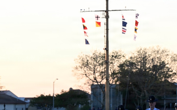 Memorial Day Weekend Sunset Parade at Coast Guard Training Center Cape May