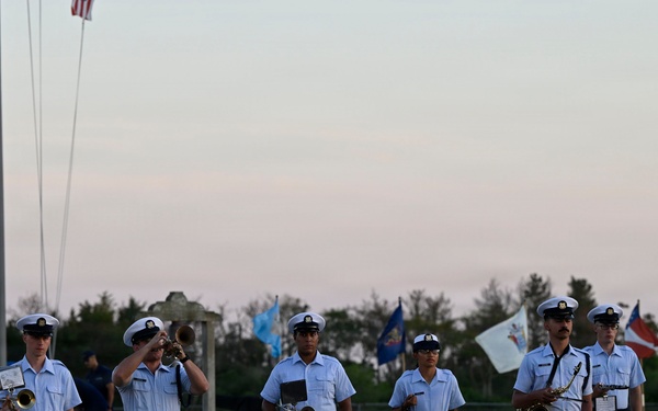 Memorial Day Weekend Sunset Parade at Coast Guard Training Center Cape May