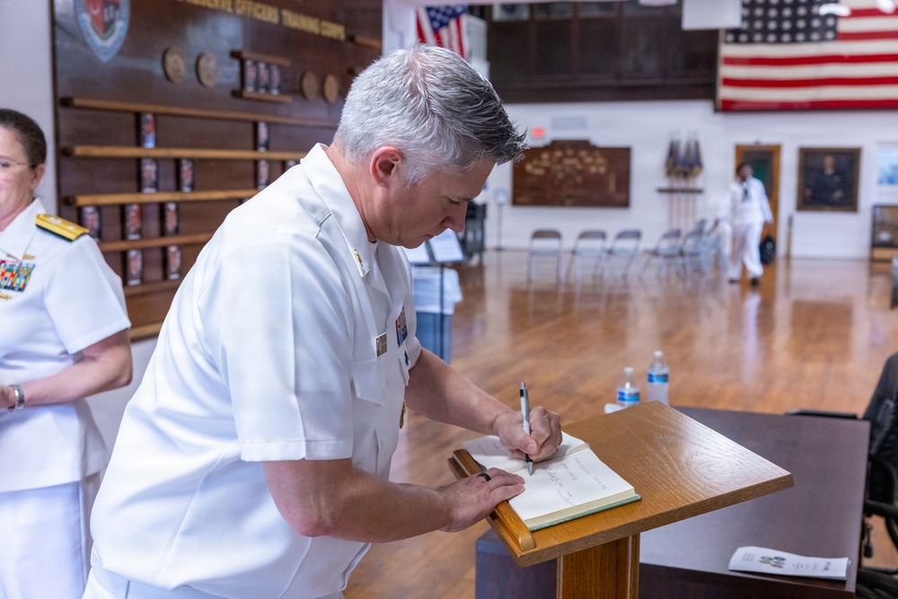 Naval Leadership Visit Tulane NROTC During Sail 250 New Orleans