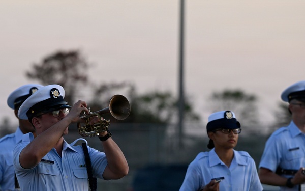 Memorial Day Weekend Sunset Parade at Coast Guard Training Center Cape May
