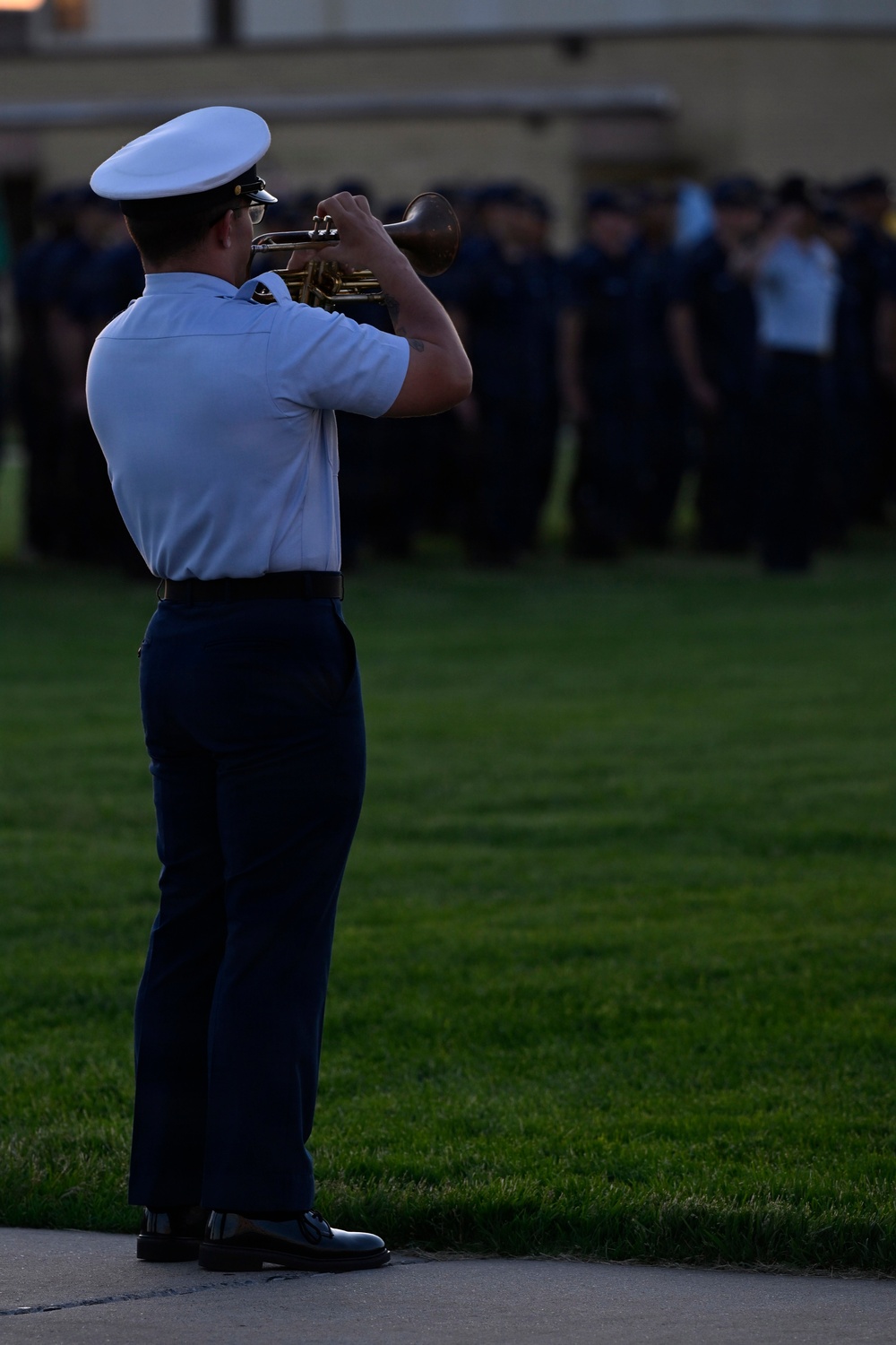 Memorial Day Weekend Sunset Parade at Coast Guard Training Center Cape May