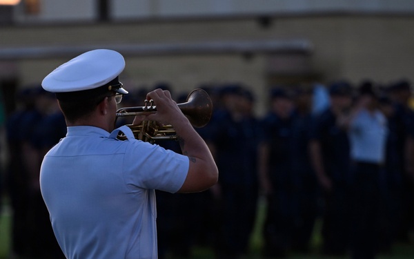 Memorial Day Weekend Sunset Parade at Coast Guard Training Center Cape May