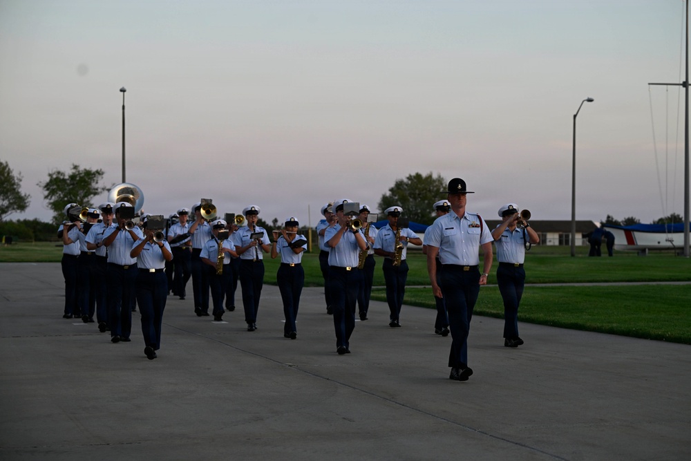 Memorial Day Weekend Sunset Parade at Coast Guard Training Center Cape May
