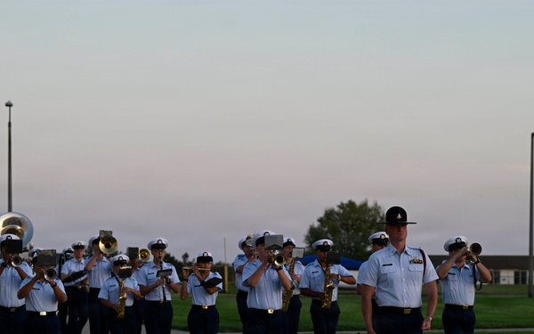 Memorial Day Weekend Sunset Parade at Coast Guard Training Center Cape May