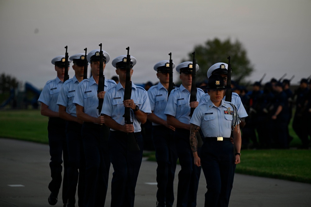 Memorial Day Weekend Sunset Parade at Coast Guard Training Center Cape May