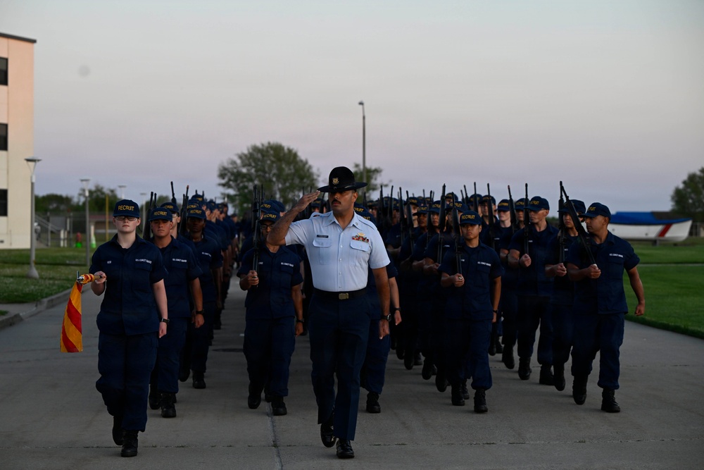 Memorial Day Weekend Sunset Parade at Coast Guard Training Center Cape May