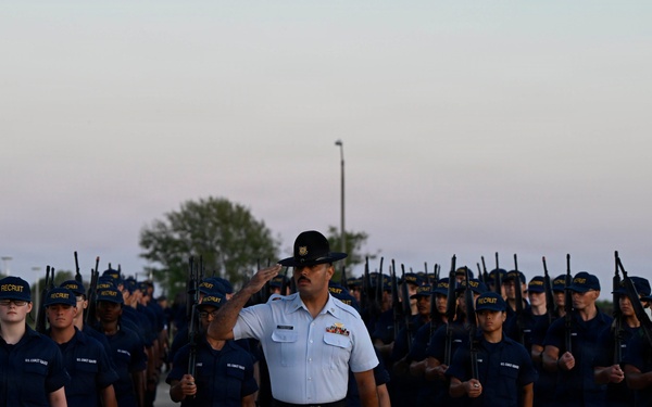 Memorial Day Weekend Sunset Parade at Coast Guard Training Center Cape May