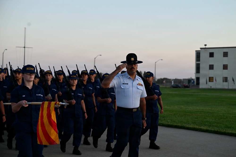 Memorial Day Weekend Sunset Parade at Coast Guard Training Center Cape May