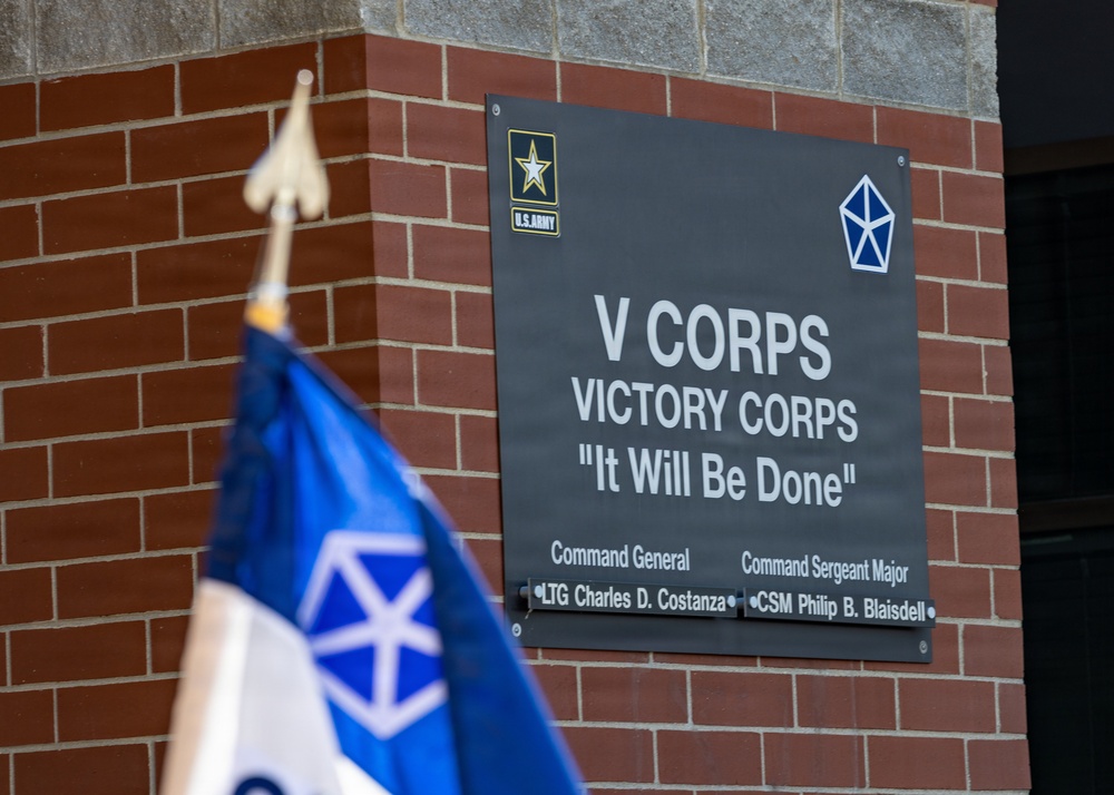 V Corps, HHBN Change of Command ceremony