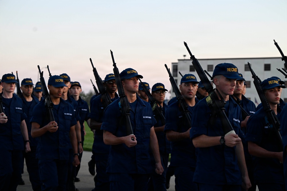 Memorial Day Weekend Sunset Parade at Coast Guard Training Center Cape May