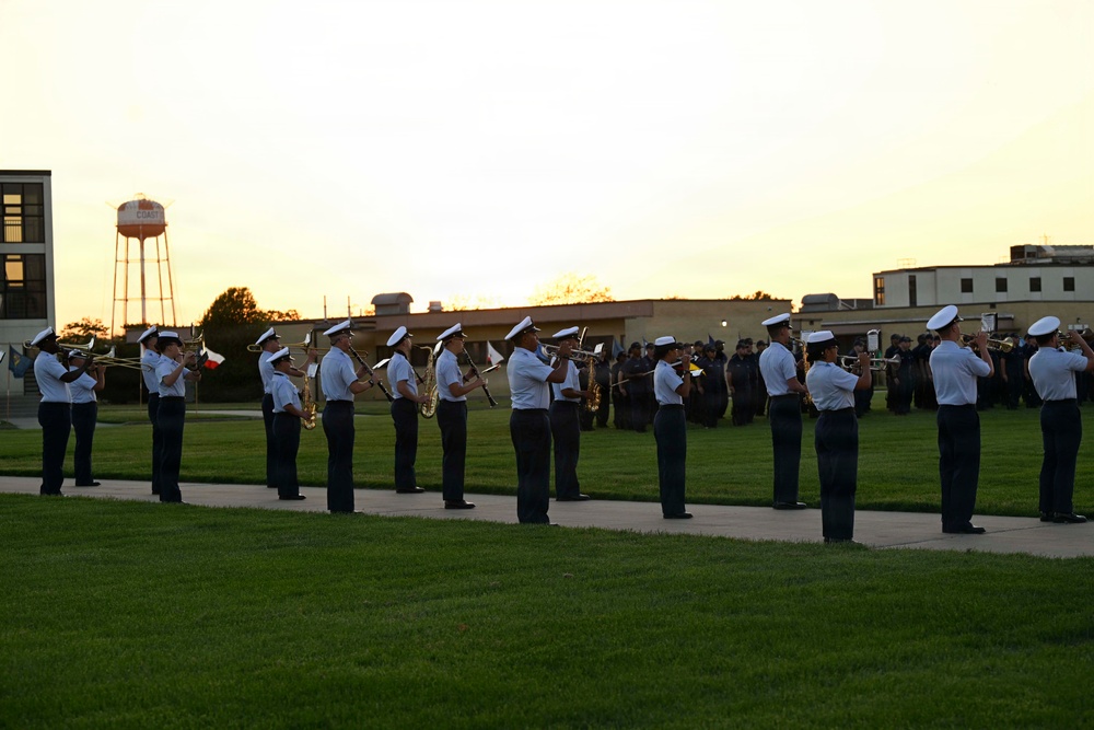 Memorial Day Weekend Sunset Parade at Coast Guard Training Center Cape May
