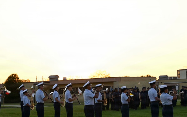 Memorial Day Weekend Sunset Parade at Coast Guard Training Center Cape May