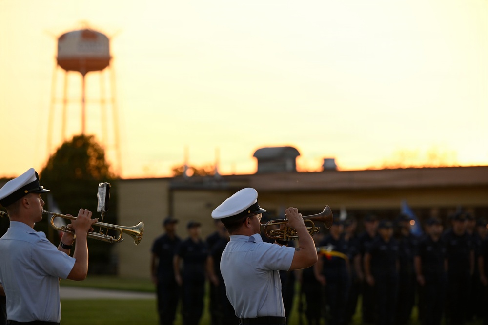 Memorial Day Weekend Sunset Parade at Coast Guard Training Center Cape May