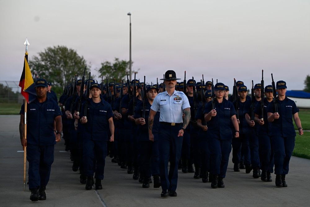 Memorial Day Weekend Sunset Parade at Coast Guard Training Center Cape May