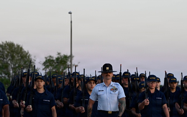 Memorial Day Weekend Sunset Parade at Coast Guard Training Center Cape May
