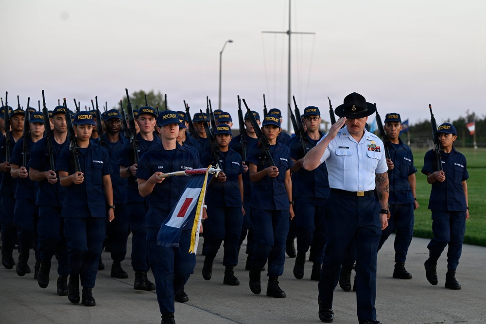 Memorial Day Weekend Sunset Parade at Coast Guard Training Center Cape May